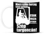 printfashion Targoncás - Bögre - Fekete (795105)