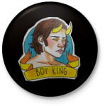 printfashion Sam - Kitűző, hűtőmágnes - Fekete (3102535)