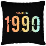 printfashion 1990 - Párnahuzat, Díszpárnahuzat - Fekete (6229894)