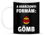 printfashion KARÁCSONYI FORMÁM - Bögre - Fekete (9556556)