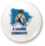 printfashion szobafestő - Kitűző, hűtőmágnes - Fehér (3079050)