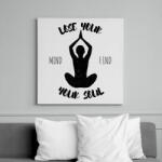 printfashion Lose your mind find your soul - Vászonkép - Fehér (6873394)