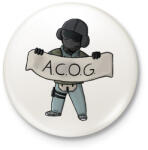 printfashion ACOG - Kitűző, hűtőmágnes - Fehér (3079287)