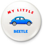 printfashion MY LITTLE BEETLE - Kitűző, hűtőmágnes - Fehér (10912075)