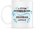 printfashion Legjobb meteorológus - Hónappal - Bögre - Fehér (7441875)