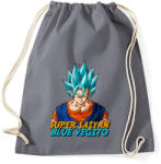 printfashion Super Saiyan Blue Vegito - Sportzsák, Tornazsák - Grafitszürke (388660)
