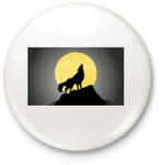 printfashion farkas - Kitűző, hűtőmágnes - Fehér (12001182)