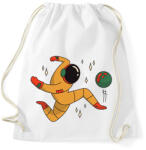 printfashion Űrhajós focista - Sportzsák, Tornazsák - Fehér (6256280)