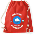 printfashion KARÁCSONY LETÖLTÉSE FOLYAMATBAN - Sportzsák, Tornazsák - Piros (10750879)