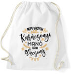printfashion Nem vagyok manó - Sportzsák, Tornazsák - Fehér (14873993)
