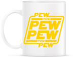 printfashion Lézerkardozás - Bögre - Fehér (788604)