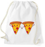 printfashion Pizza pár - Sportzsák, Tornazsák - Fehér (11885985)