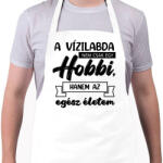 printfashion A vízilabda nem csak egy hobbi - Kötény - Fehér (7157904)