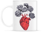 printfashion RoseHeart - Bögre - Fehér (1905681)