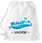 printfashion BMW-s vagyok autós póló - Sportzsák, Tornazsák - Fehér (9395072)
