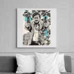 printfashion Pablo Escobar - Vászonkép - Fehér (6632904)