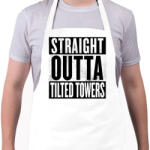 printfashion Tilted Towers - Kötény - Fehér (4903413)