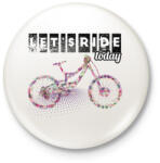 printfashion Bringázzunk - Kitűző, hűtőmágnes - Fehér (3074171)