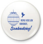 printfashion Radnóti Miklós - Népek kiáltják sorsodat - Kitűző, hűtőmágnes - Fehér (6613834)