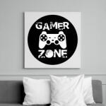 printfashion Gamer zone3 - Vászonkép - Fehér (13082923)