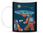 printfashion WTF - lapos föld - Bögre - Fekete (13212838)