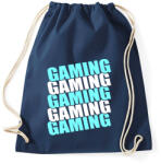 printfashion Gaming - Sportzsák, Tornazsák - Sötétkék (1276722)