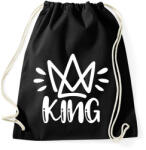 printfashion King páros 2 - Sportzsák, Tornazsák - Fekete (6085271)