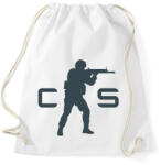 printfashion Counter Strike Logo - Sportzsák, Tornazsák - Fehér (1720551)