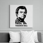 printfashion terence hill - Vászonkép - Fehér (7608759)