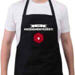 printfashion Dobj kezdeményezőt! - Kötény - Fekete (4934905)