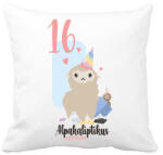 printfashion 16. Alpakaliptikus születésnap - Alpaca póló 16. születésnapra - Párnahuzat, Díszpárnahuzat - Fehér (5314904)