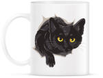 printfashion Fekete macska - Bögre - Fehér (7529826)