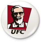 printfashion UFC CM - Kitűző, hűtőmágnes - Fehér (5198575)