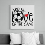 printfashion For the love of the game - Vászonkép - Fehér (6636689)