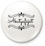 printfashion Akutyafáját - Kitűző, hűtőmágnes - Fehér (7524010)