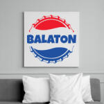 printfashion BALATON - Vászonkép - Fehér (9974759)