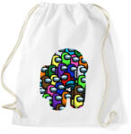 printfashion Among us Montage - Sportzsák, Tornazsák - Fehér (4777952)