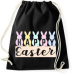 printfashion Happy Easter - Rabbit - Sportzsák, Tornazsák - Fekete (15874827)