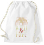 printfashion Medve vad és szabad - Sportzsák, Tornazsák - Fehér (4202488)