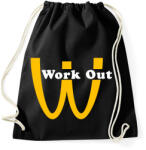 printfashion McDonalds Work Out - Sportzsák, Tornazsák - Fekete (3559413)