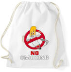 printfashion no smoking - Sportzsák, Tornazsák - Fehér (3394042)