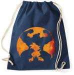 printfashion Son goku oozaru - Sportzsák, Tornazsák - Sötétkék (872123)