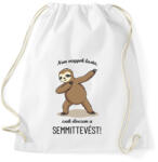 printfashion Nem vagyok lusta - Lajháros - Sportzsák, Tornazsák - Fehér (6592767)