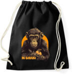 printfashion Csimpánz és az alma - Sportzsák, Tornazsák - Fekete (13178458)