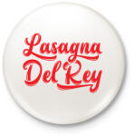 printfashion Lasagna - Kitűző, hűtőmágnes - Fehér (3088489)