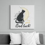printfashion I am your bad luck - Vászonkép - Fehér (7898787)