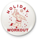 printfashion Karácsony Ünnepi edzés - Kitűző, hűtőmágnes - Fehér (5713222)