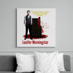 printfashion lucifer morningstar-quote1 - Vászonkép - Fehér (6631777)