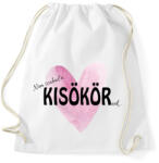 printfashion Nem szabad a Kisökörnek. . . - Sportzsák, Tornazsák - Fehér (871373)