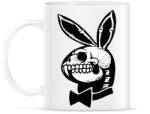 printfashion Playboy nyuszi csontváz - Bögre - Fehér (5672203)